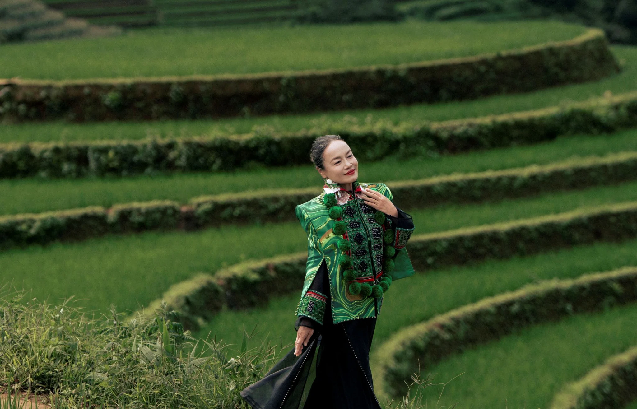 Sàn diễn thời trang giữa ruộng bậc thang Mù Cang Chải