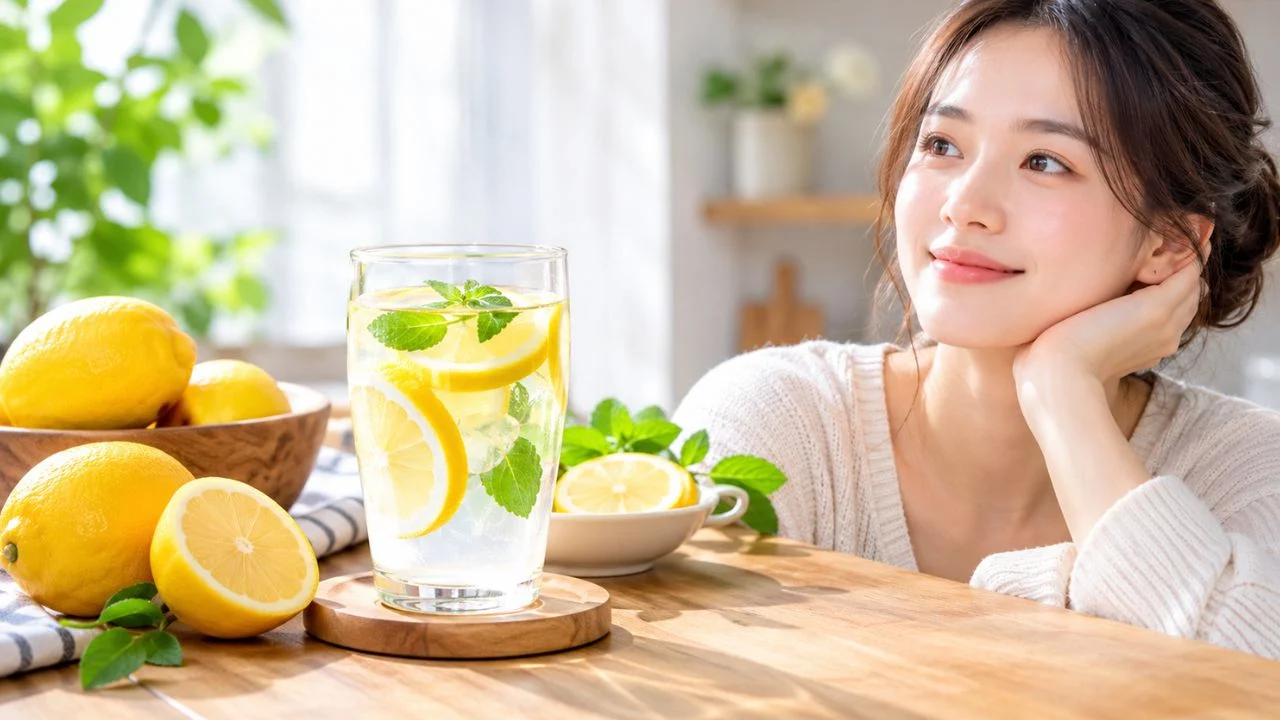 Uống nước chanh và nước dừa gừng đúng lúc để khỏe hơn