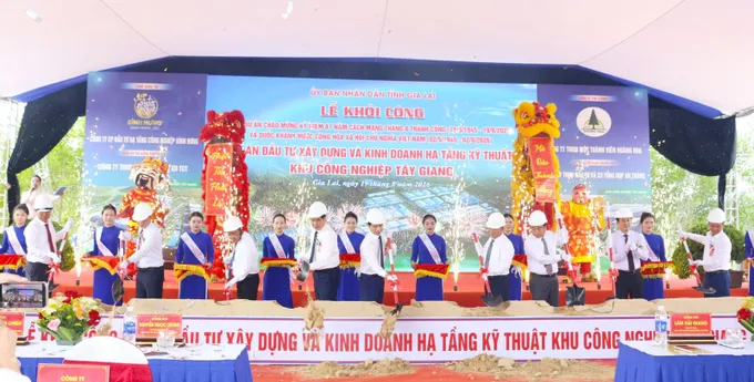 Gia Lai khởi công khu công nghiệp xanh Tây Giang 300ha