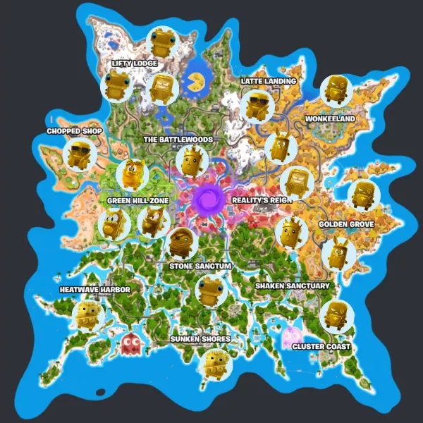 Hướng dẫn thu thập toàn bộ Sprite trong Fortnite Chapter 7 Season 4