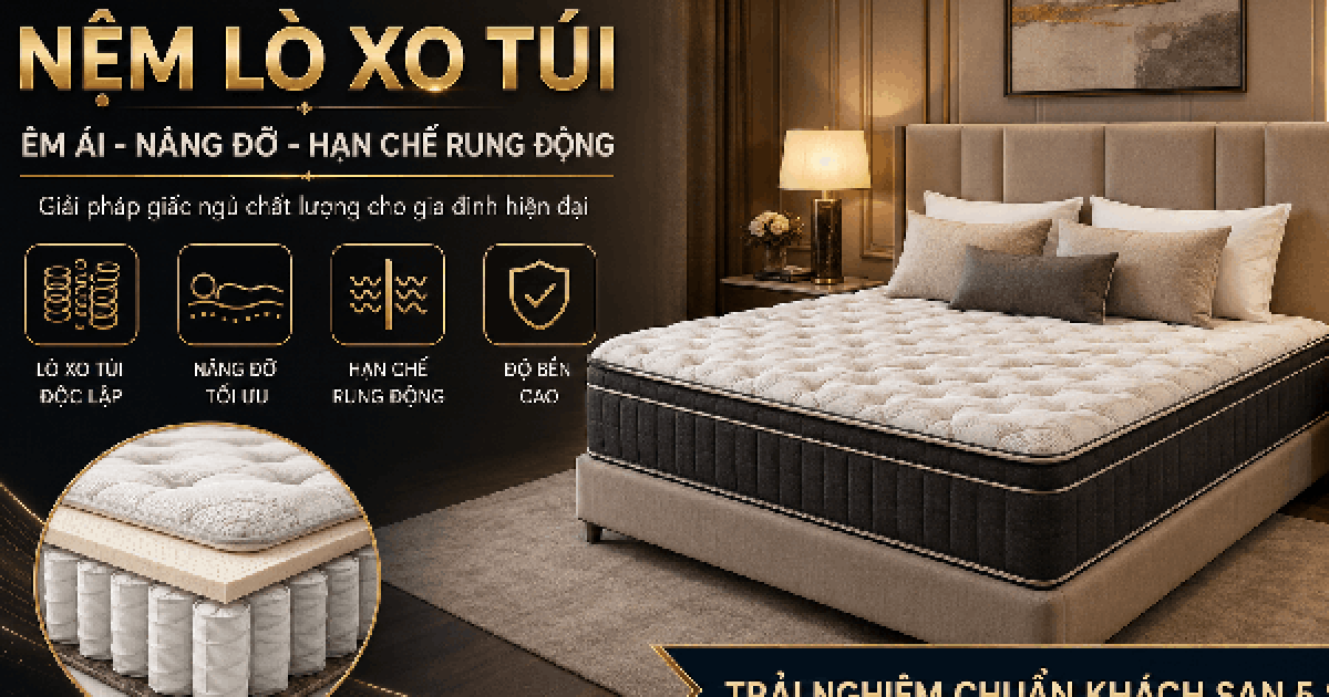 Nệm làm mát công nghệ gel vs lò xo túi: Chọn gì để ngủ sâu hơn?