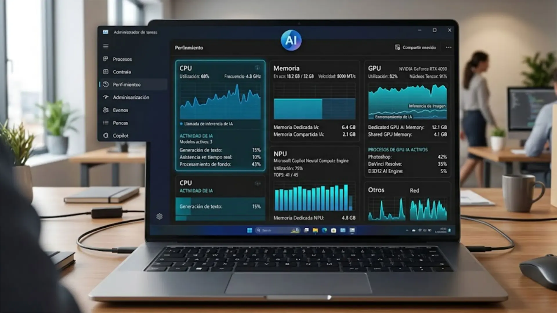 Task Manager Windows 11: Theo dõi hiệu suất AI với NPU và GPU Neural Engine