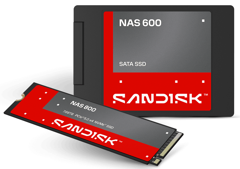 SanDisk NAS SSDs: tốc độ cực nhanh và độ bền cao cho NAS hiện đại