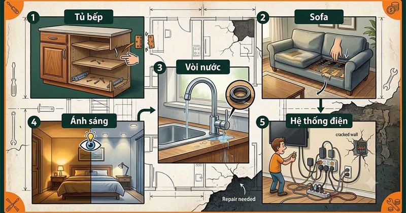 5 hạng mục nội thất không nên tiết kiệm nếu không muốn tốn thêm tiền sửa chữa