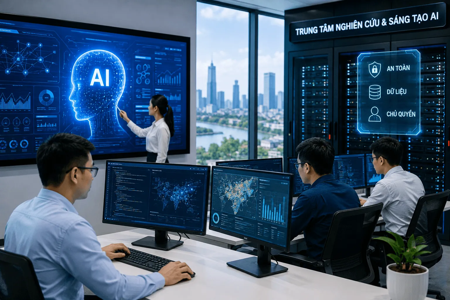 TP.HCM thử nghiệm mô hình trung tâm nghiên cứu AI có kiểm soát