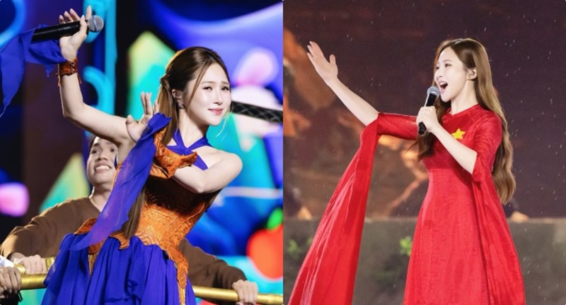 Hương Tràm gây bất ngờ với những màn biến hóa tại Concert Tổ quốc trong tim