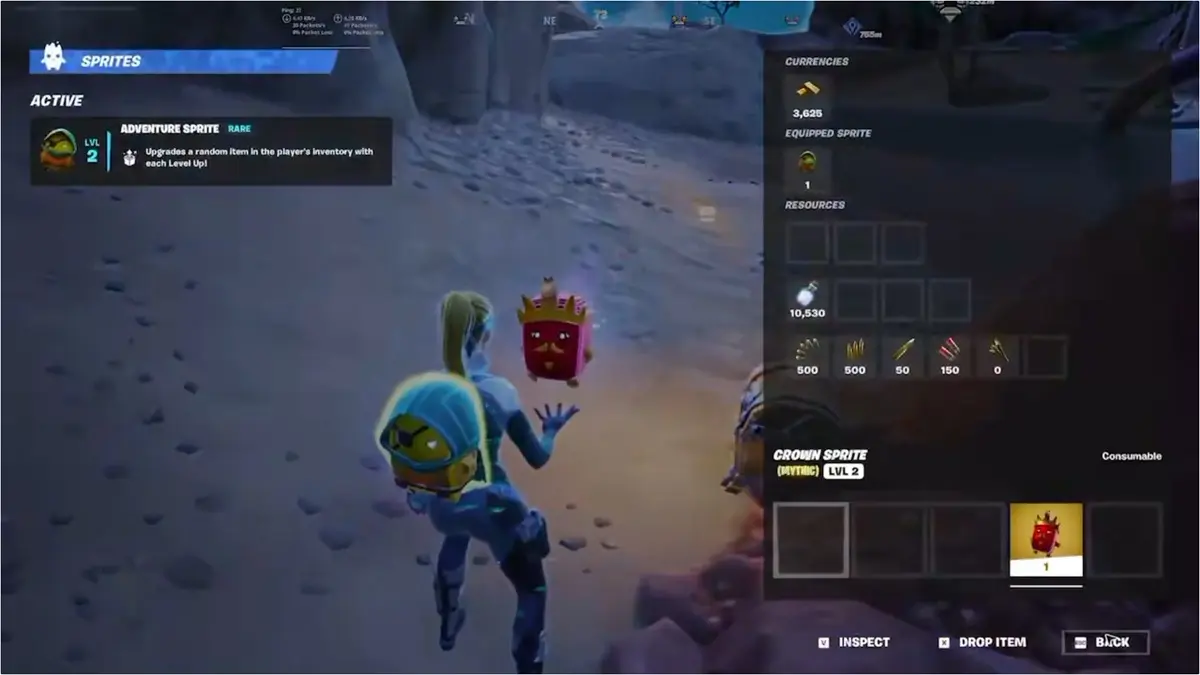 Cách nhận và nâng cấp Crown Sprite trong Fortnite Chapter 7 Season 4