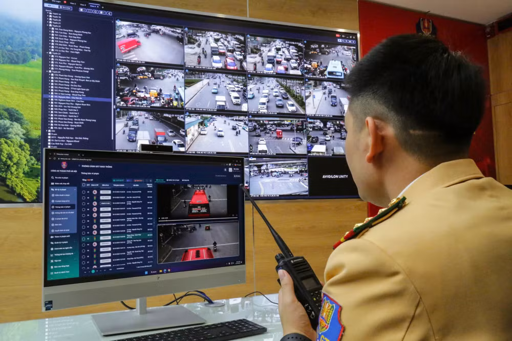 Camera AI phát hiện hơn 12.800 vi phạm giao thông trong một tháng