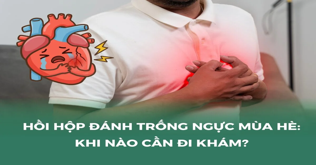 Tim đập nhanh mùa hè: dấu hiệu nào cần đi khám ngay