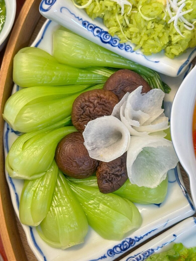 Mâm cỗ chay Rằm tháng 7 đơn giản mà sang