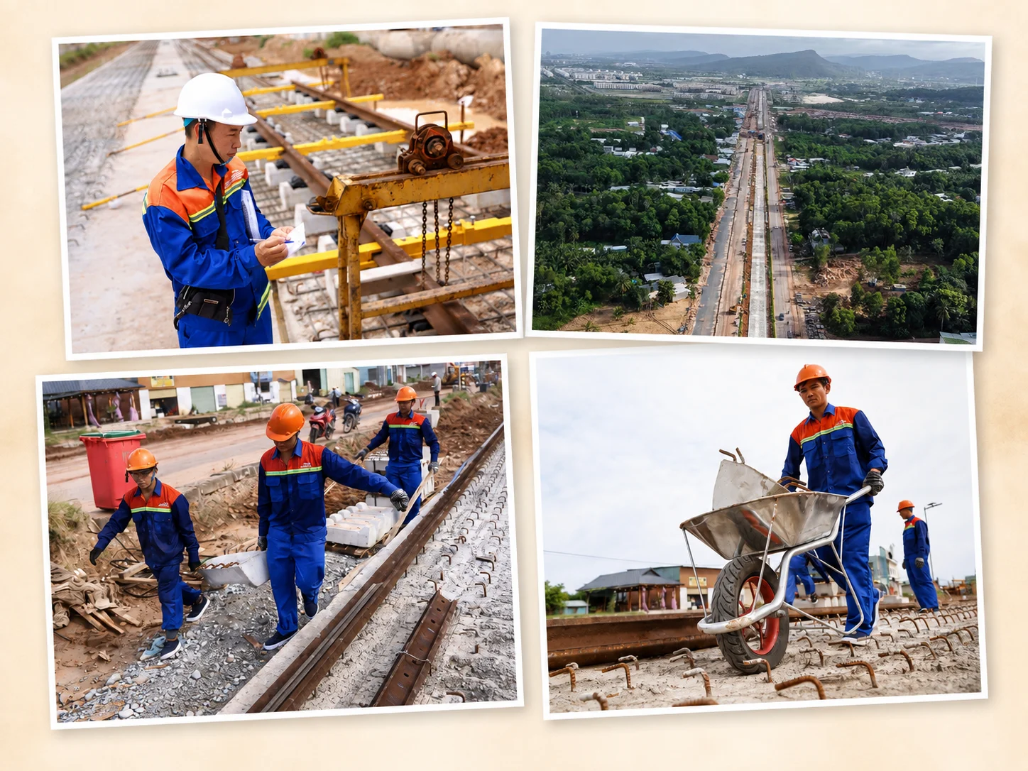 600 công nhân chạy đua ngày đêm trên tuyến LRT Phú Quốc