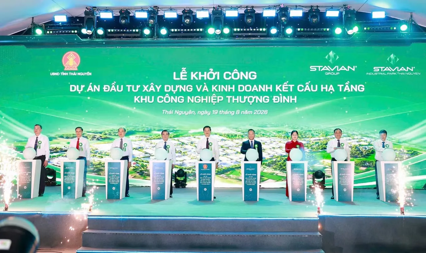 Thái Nguyên khởi công hai dự án 2.900 tỷ: bước đi để nâng tầm cực tăng trưởng mới