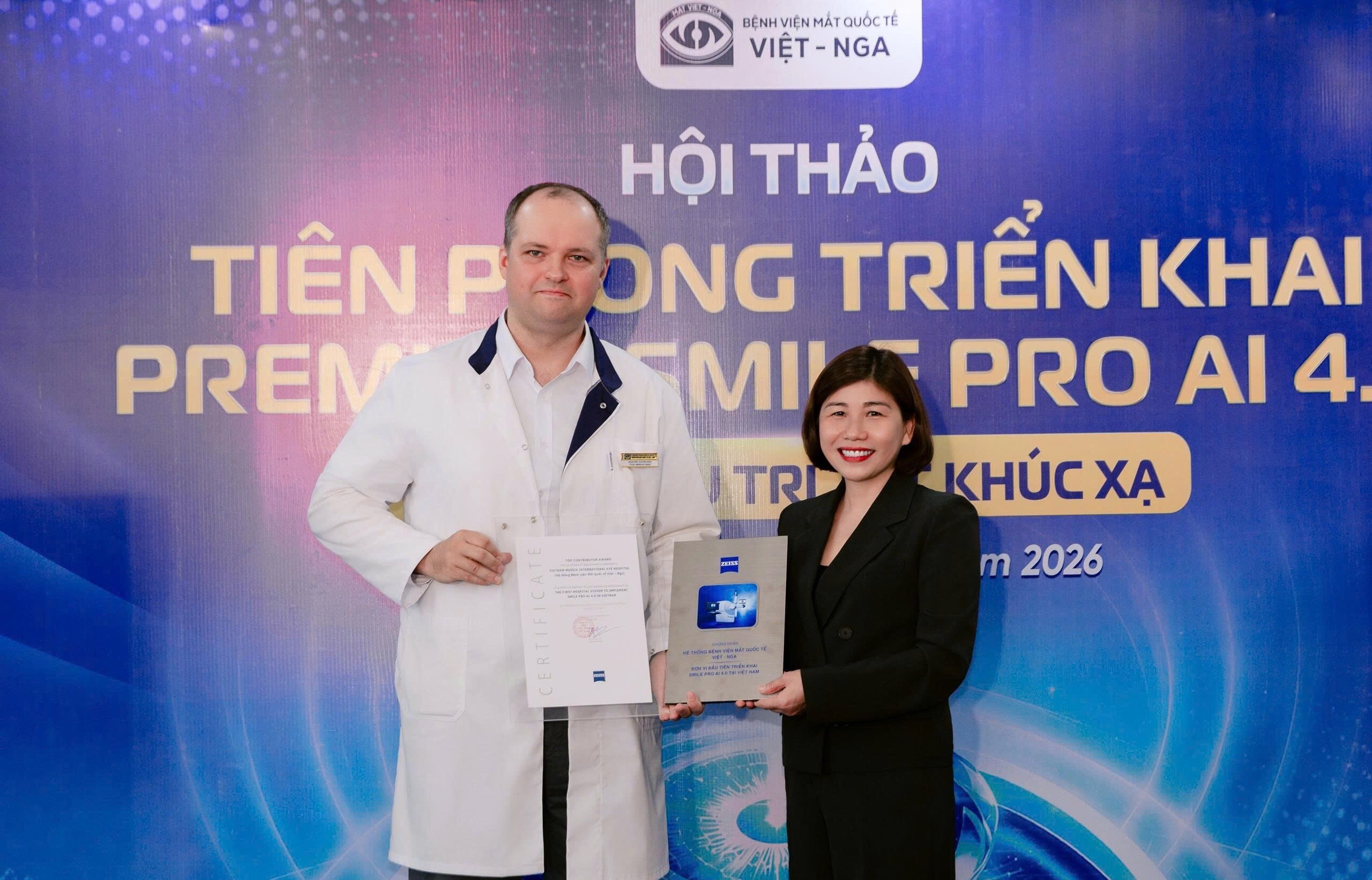 Bệnh viện Mắt Việt – Nga và cuộc cách mạng SMILE Pro AI 4.0