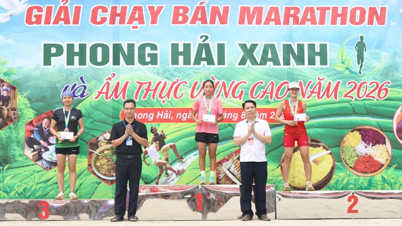 Giải chạy vùng cao Lào Cai: khi marathon kết nối thiên nhiên, ẩm thực và văn hóa