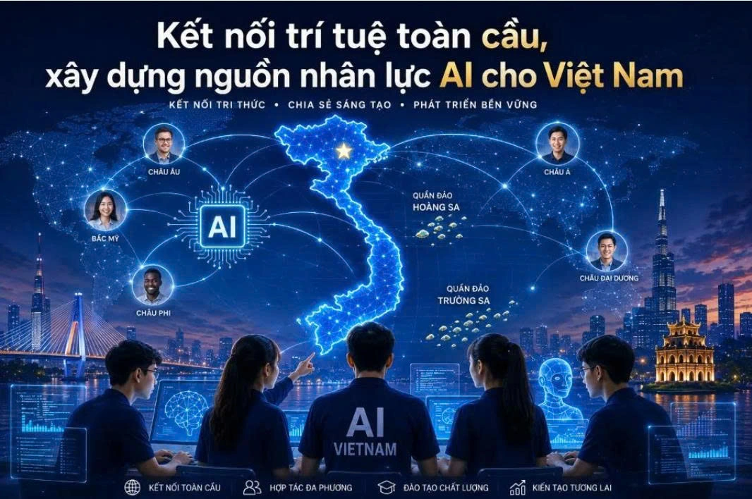 Mạng lưới chuyên gia AI toàn cầu: cú hích cho trí tuệ Việt