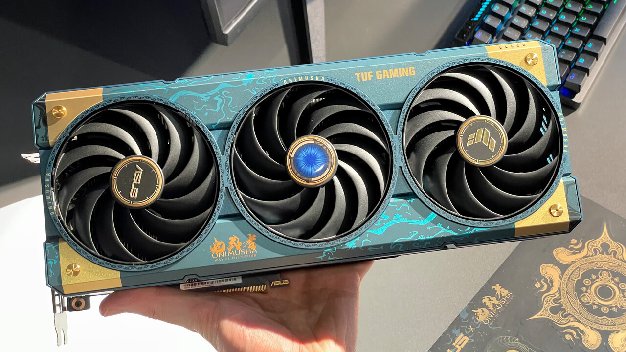 ASUS RX 9070 XT Onimusha: card đồ họa samurai cho gamer sưu tập