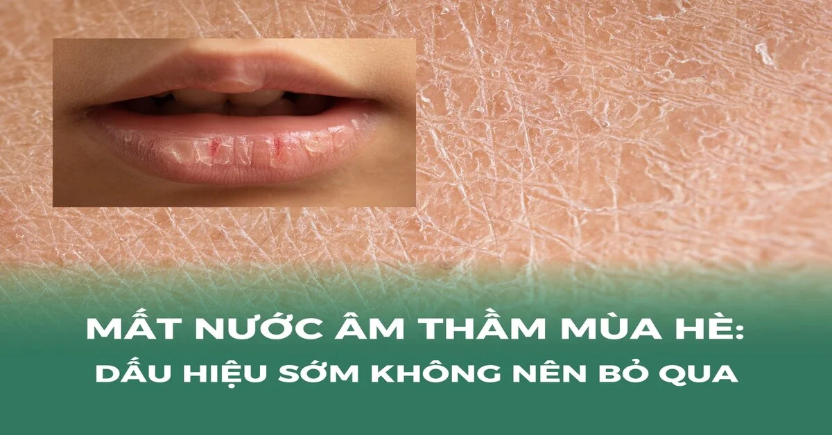 Mất nước mùa hè: từ triệu chứng âm thầm đến suy thận cấp tính