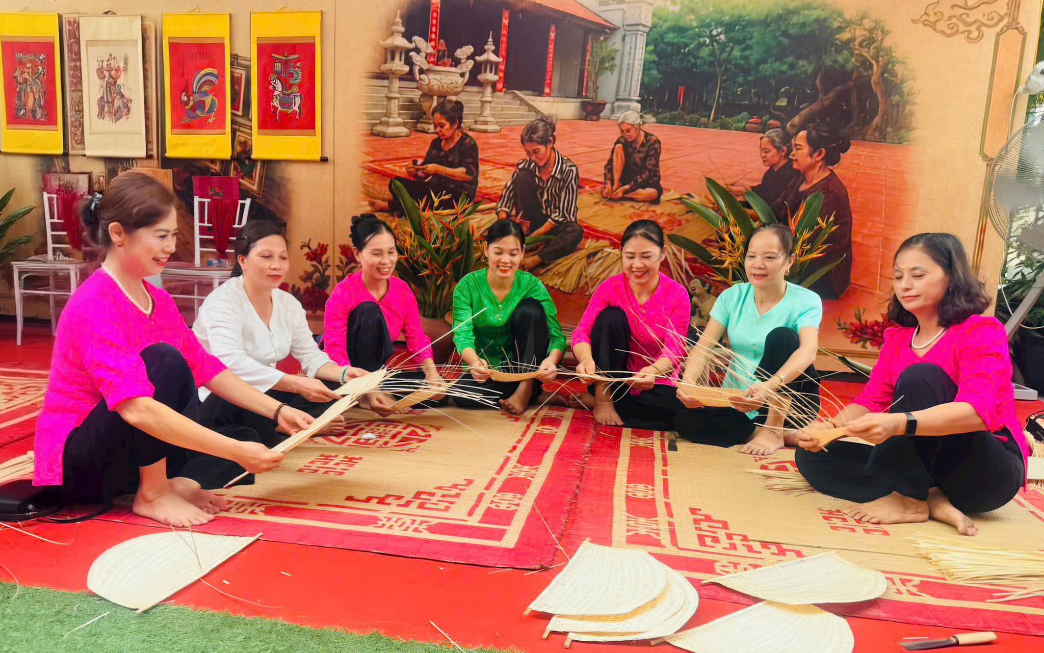 Nghề đan quạt nan thôn Chiền: Giữ lửa thủ công giữa nhịp sống mới