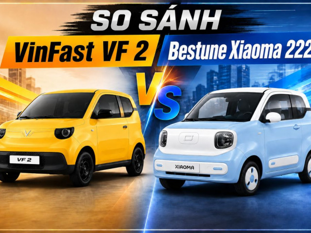 VinFast VF 2 vs Bestune Xiaoma 222: Chênh 44-70 triệu, nên chọn xe nào?