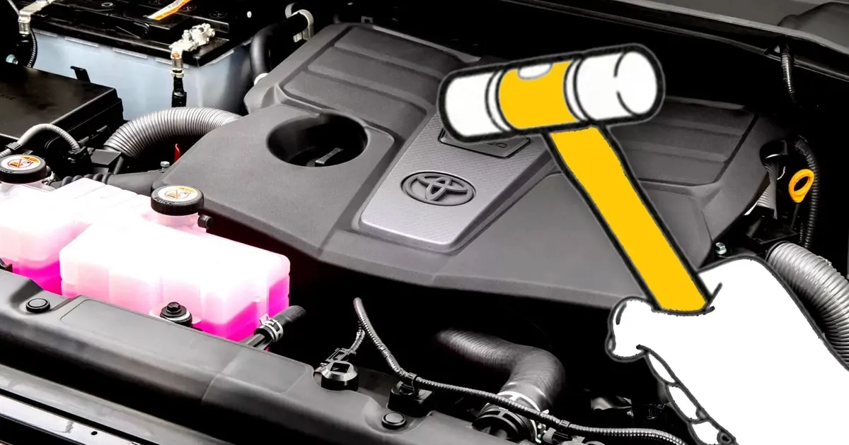 Búa nhựa và chẩn đoán động cơ V6 Toyota: Khi kỹ thuật nghe rung thay cho tháo máy