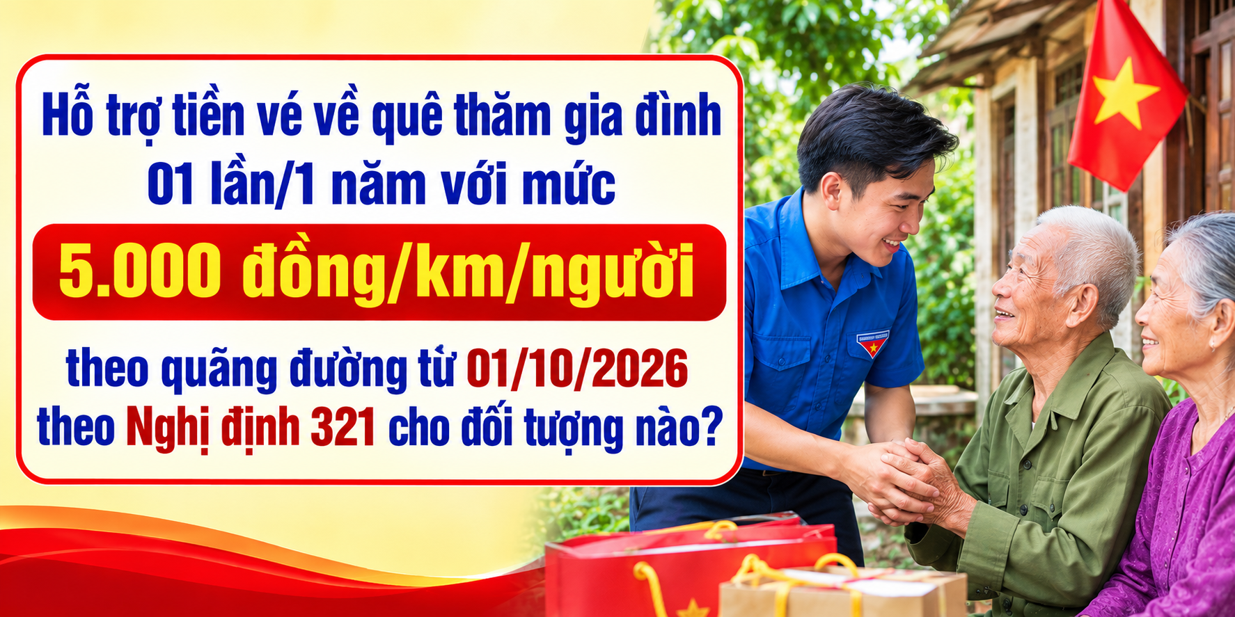 Hỗ trợ tiền vé về quê theo Nghị định 321: quyền lợi không nên bỏ lỡ