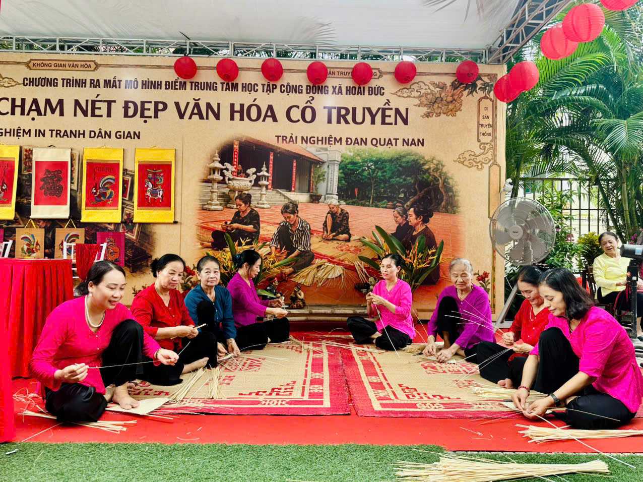 Nghề đan quạt nan thôn Chiền: Giữ lửa thủ công giữa nhịp sống mới