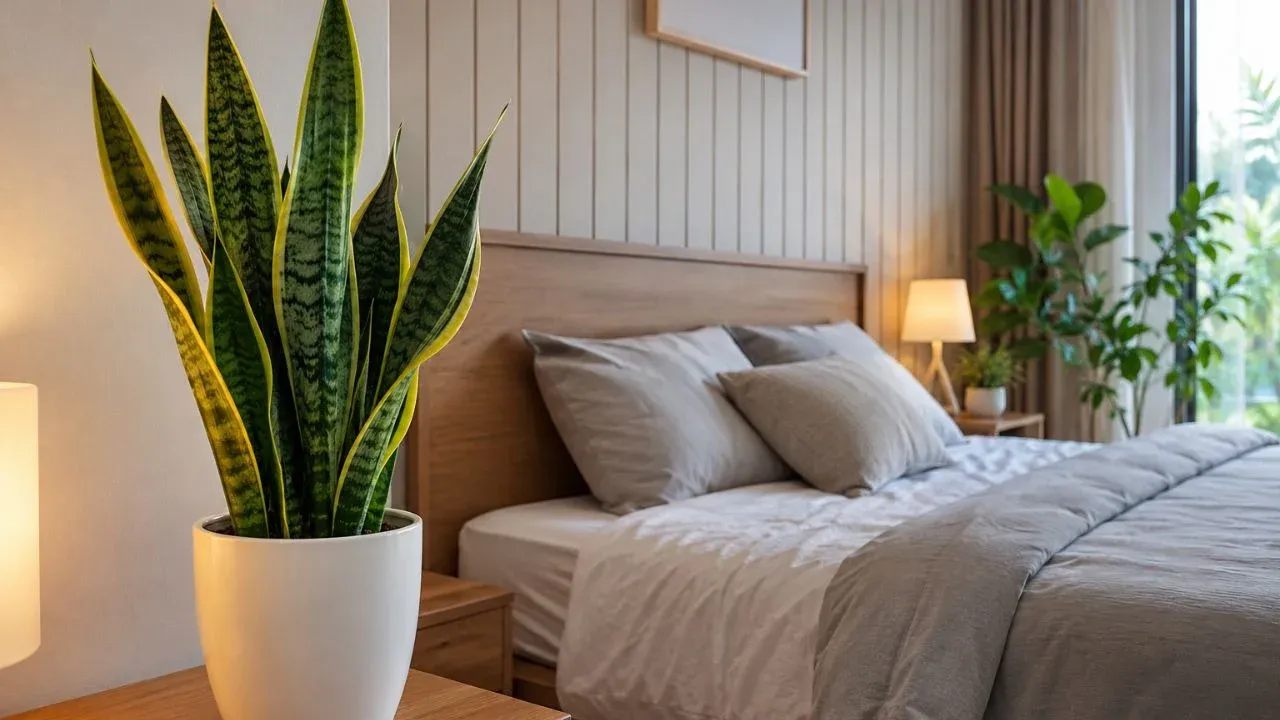 Đặt cây lưỡi hổ trong phòng ngủ: Hướng dẫn vị trí tối ưu