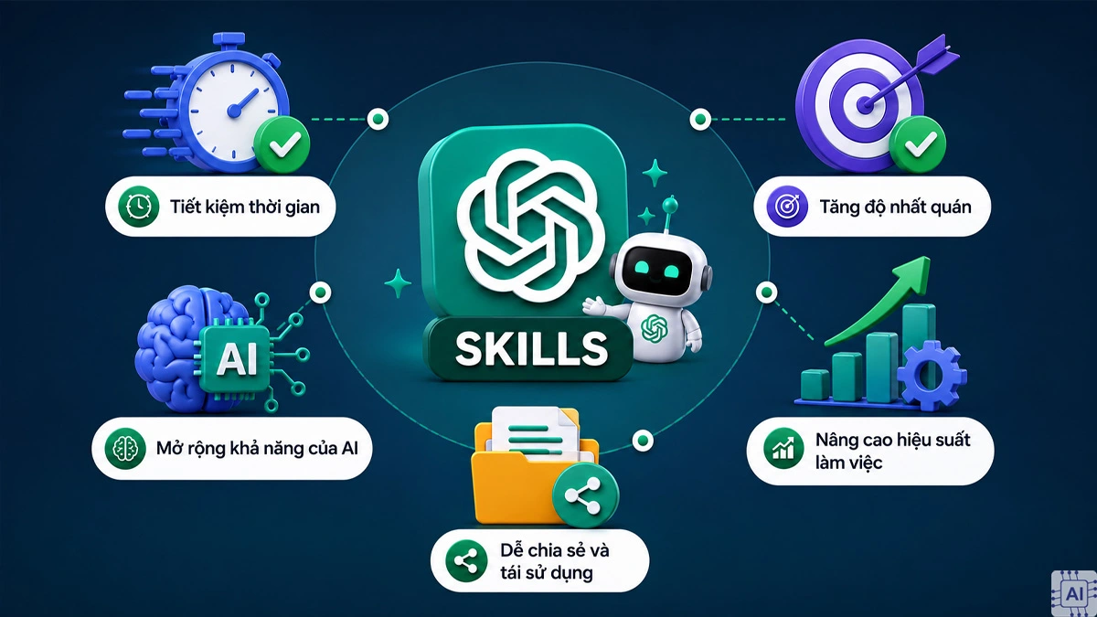 Cách tạo Skills trên ChatGPT để tự động hóa công việc lặp lại