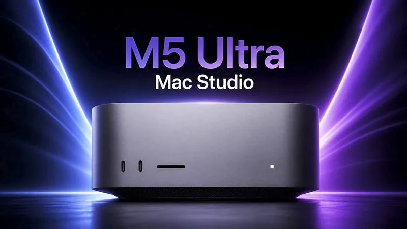 Apple M5 Ultra: cú nhảy vọt cho máy tính chuyên nghiệp và xử lý AI on-device