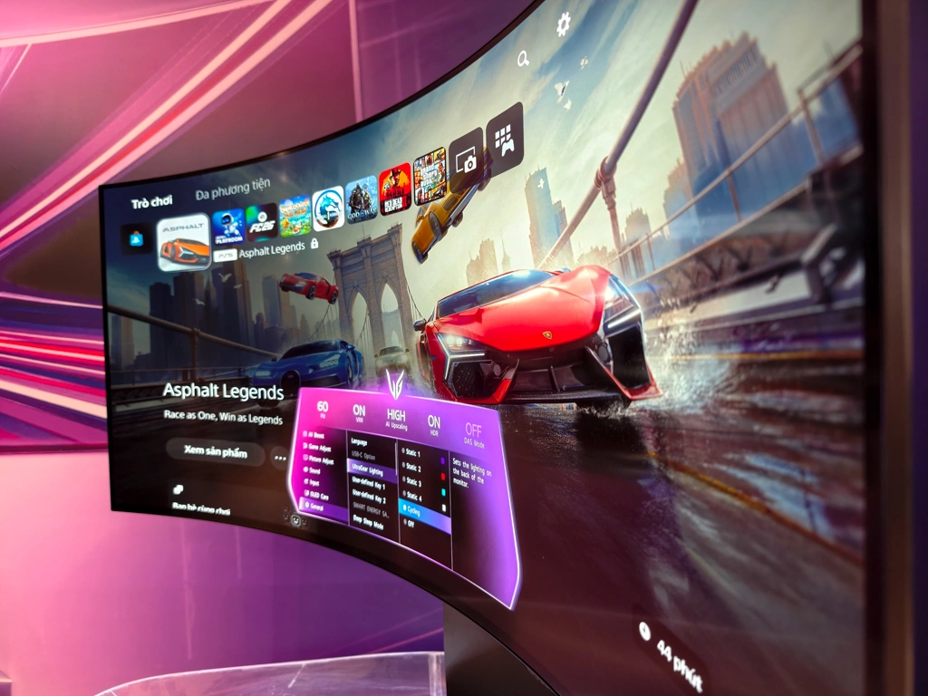 LG UltraGear evo AI OLED 5K2K: tiêu chuẩn mới cho gaming cao cấp