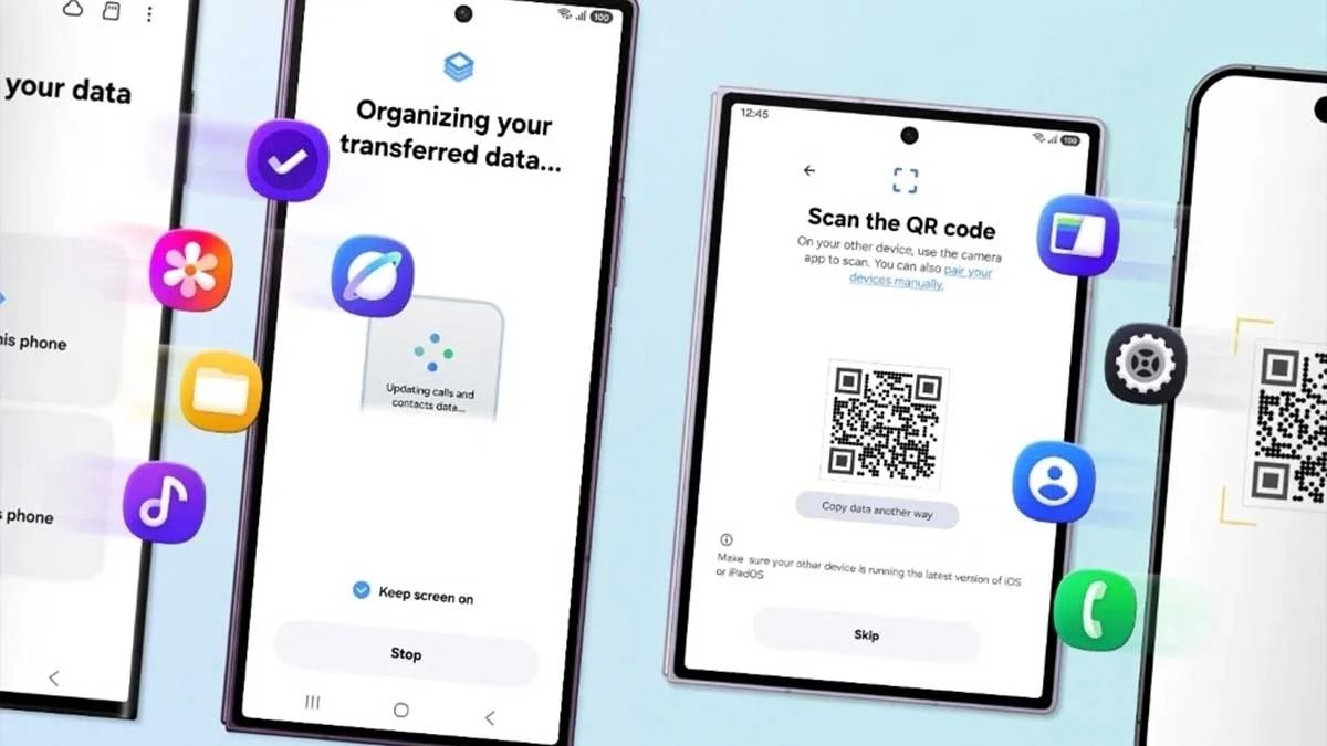 Chuyển dữ liệu iPhone sang Galaxy bằng mã QR trên One UI 9