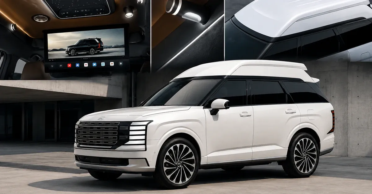 Hyundai Palisade High Roof: Nóc cao kiểu limousine có đáng tiền?