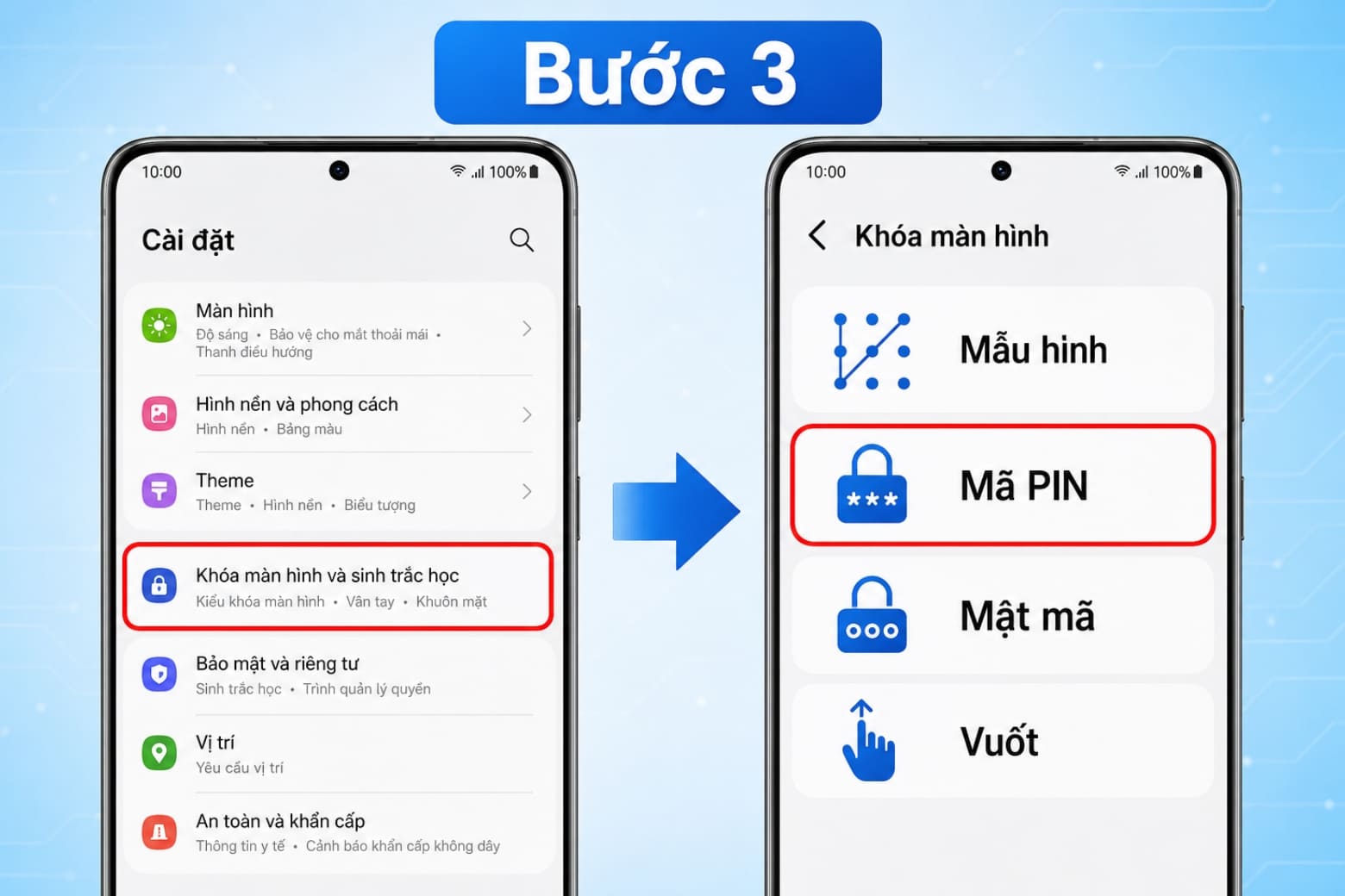 Hướng dẫn bảo mật Samsung Galaxy: từ tài khoản đến vân tay