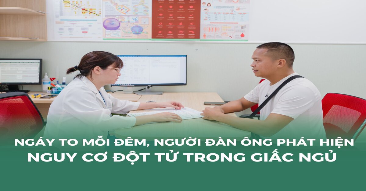 Ngáy to và ngừng thở khi ngủ: hồi chuông báo động cho tim mạch