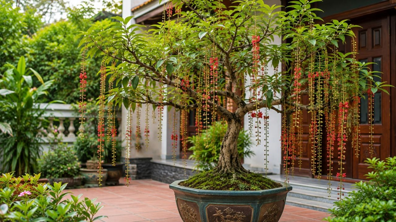 Đặt cây lộc vừng và sử quân tử đúng vị trí để nhà đẹp và may mắn