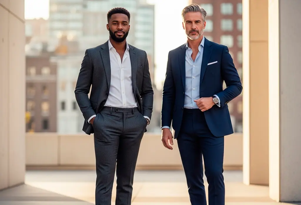 Cách mặc suit không cần cravat: Bí quyết từ cổ áo