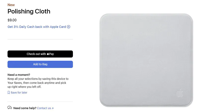 Khăn lau Apple giảm giá còn 269.000 đồng: nên mua không?