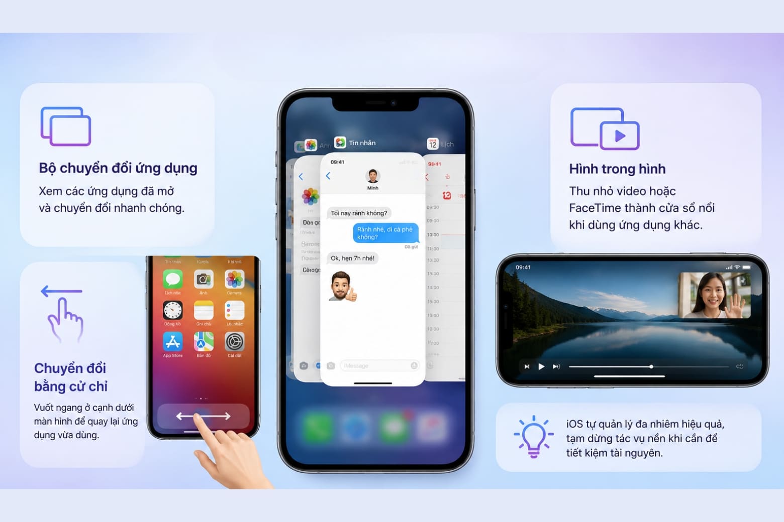 Làm chủ đa nhiệm iPhone và Picture in Picture từng bước