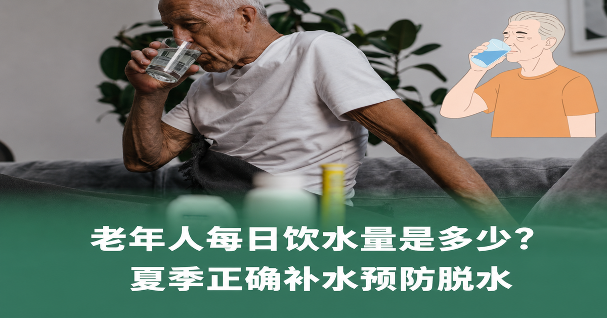 Cảnh báo mất nước mùa hè âm thầm ở người cao tuổi