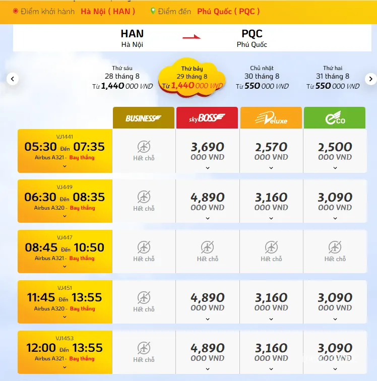 Vé máy bay 2/9 tăng giá mạnh: chấp nhận “giờ xấu” để đi chơi thông minh