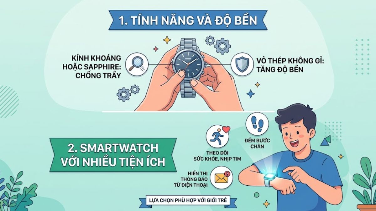 Chọn smartwatch phù hợp theo độ tuổi và nhu cầu