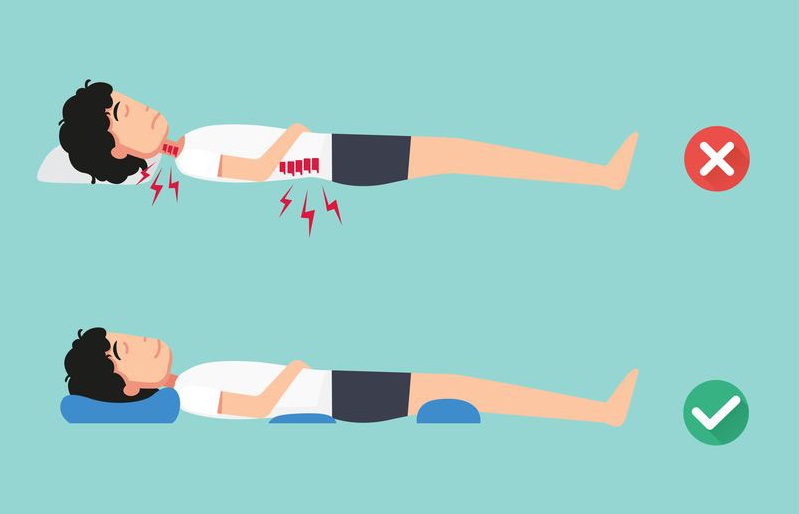 Tư thế ngủ đúng cách để giảm đau lưng và bảo vệ cột sống