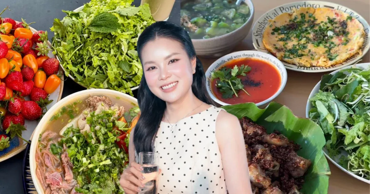 Những mâm cơm gia đình của người nổi tiếng: đẹp, ngon và rất đời