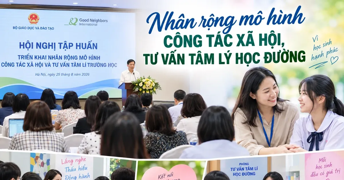 Tư vấn tâm lý và công tác xã hội: Cặp đôi không thể tách rời trong trường học