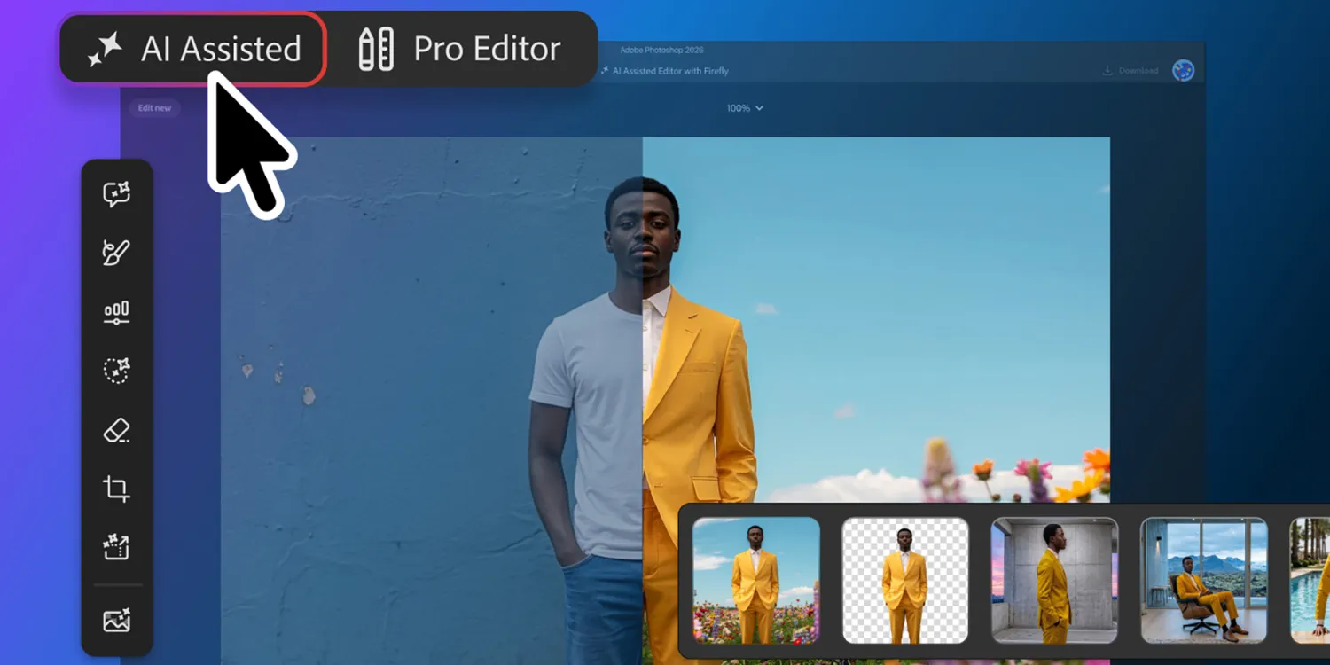 Photoshop AI Assisted Editor: Khi prompt trở thành giao diện chính