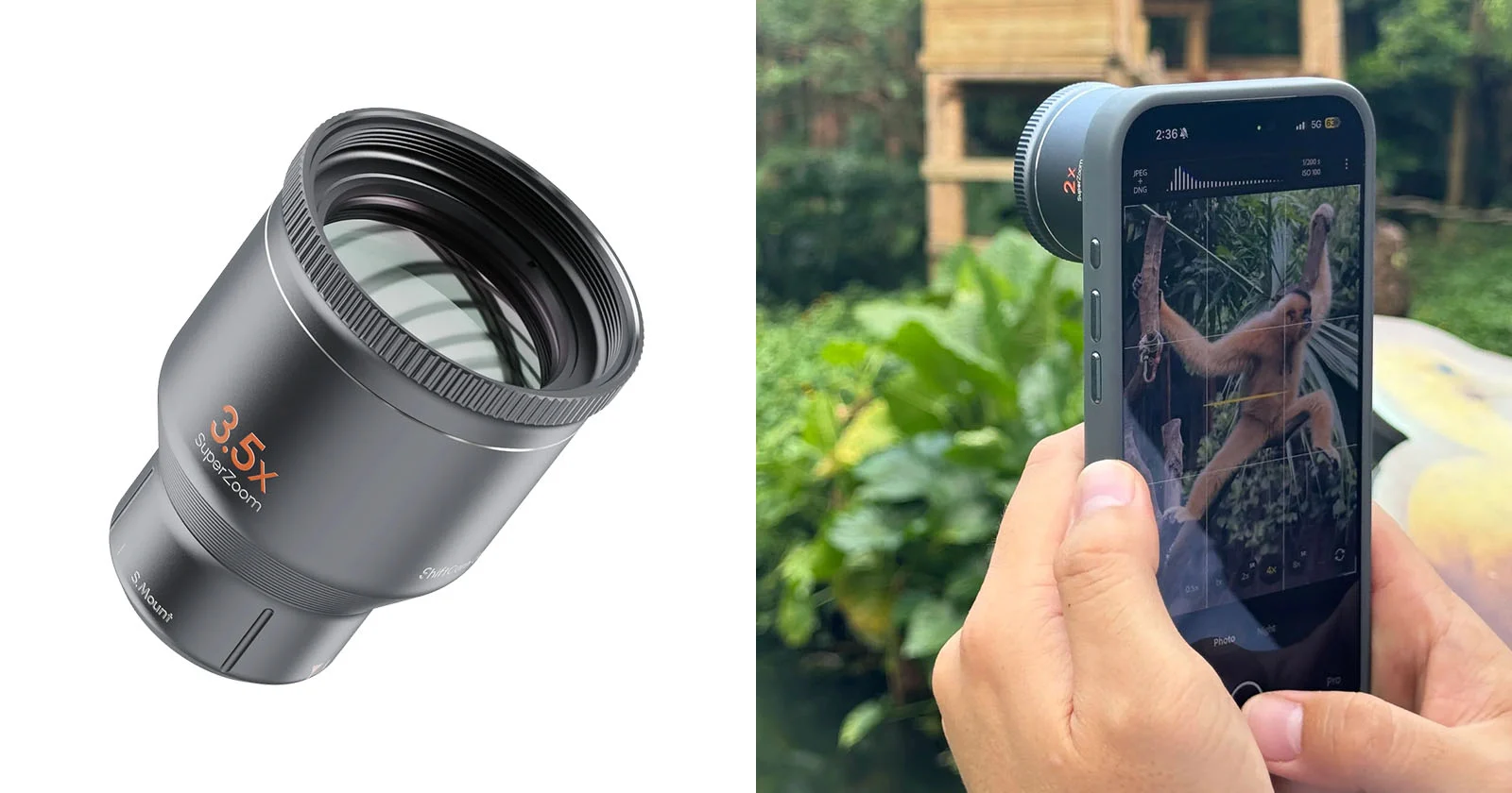 ShiftCam X.Series SuperZoom: Ống kính 350mm cho nhiếp ảnh di động