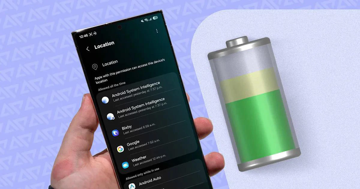 Tắt định vị nền trên Android để kéo dài thêm 2 giờ pin