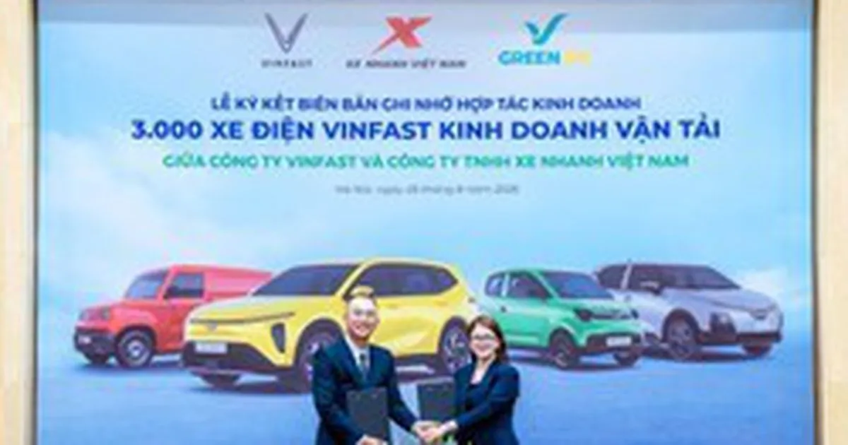 Xe Nhanh Việt Nam đặt 3.000 xe điện VinFast: cú hích lớn cho vận tải xanh