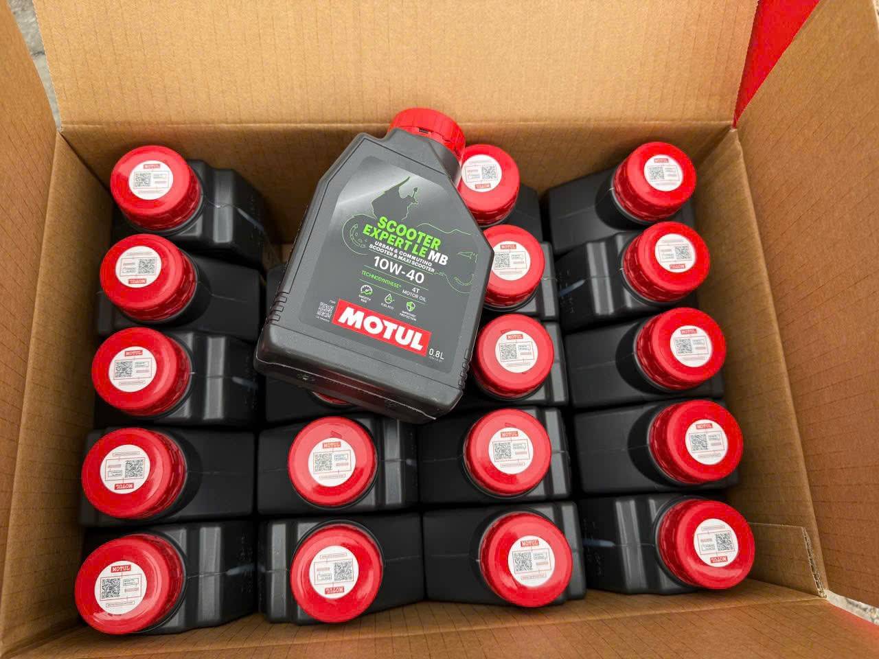 16.000 hộp dầu nhớt giả MOTUL: Cảnh báo và cách tự bảo vệ động cơ