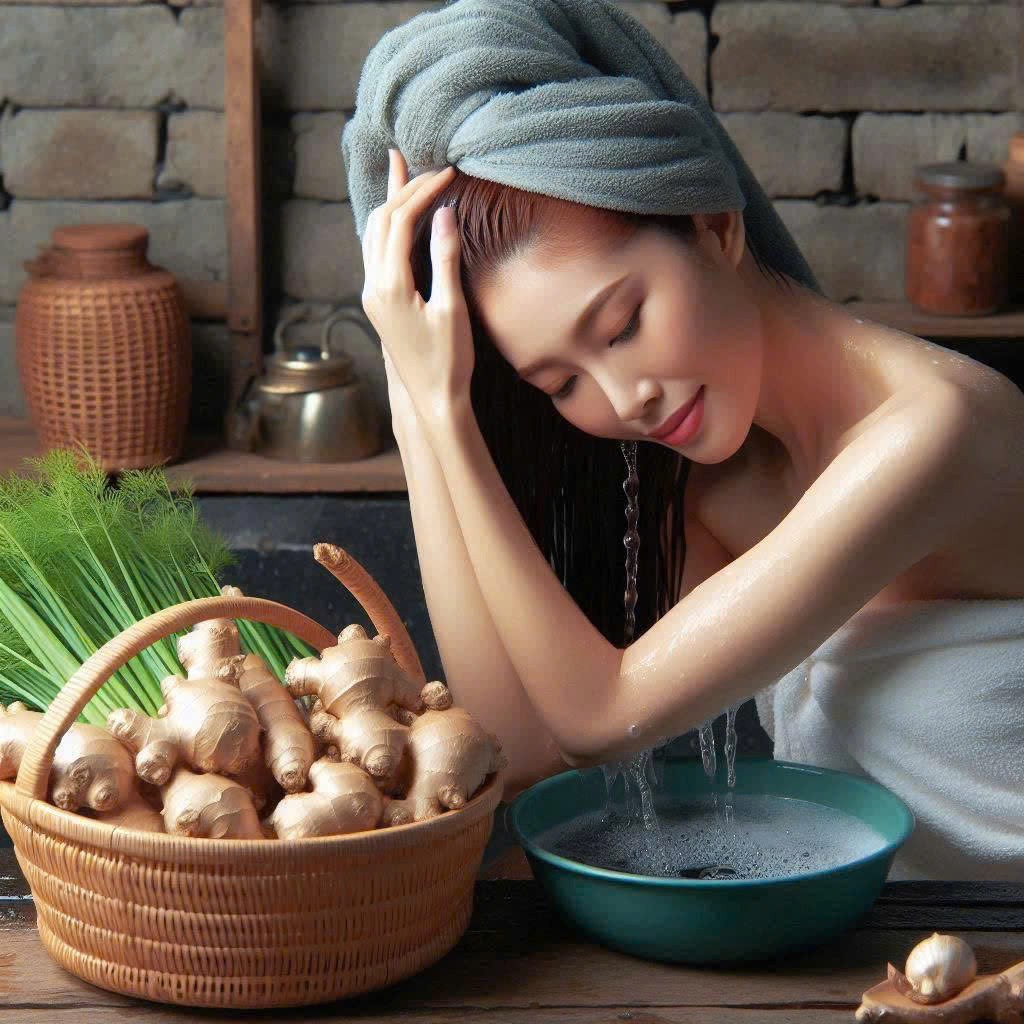 Lá tía tô, củ gừng và bã cà phê: bộ ba nhà bếp giúp tóc khỏe, giảm rụng